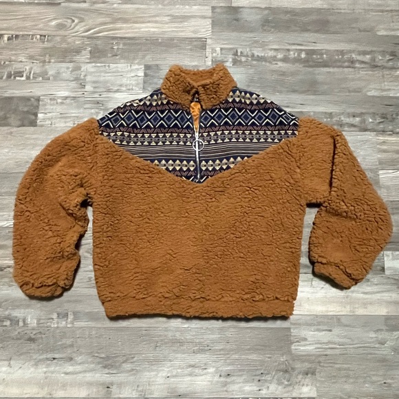 Tribal Sherpa pull over sweater - Picture 3 of 5